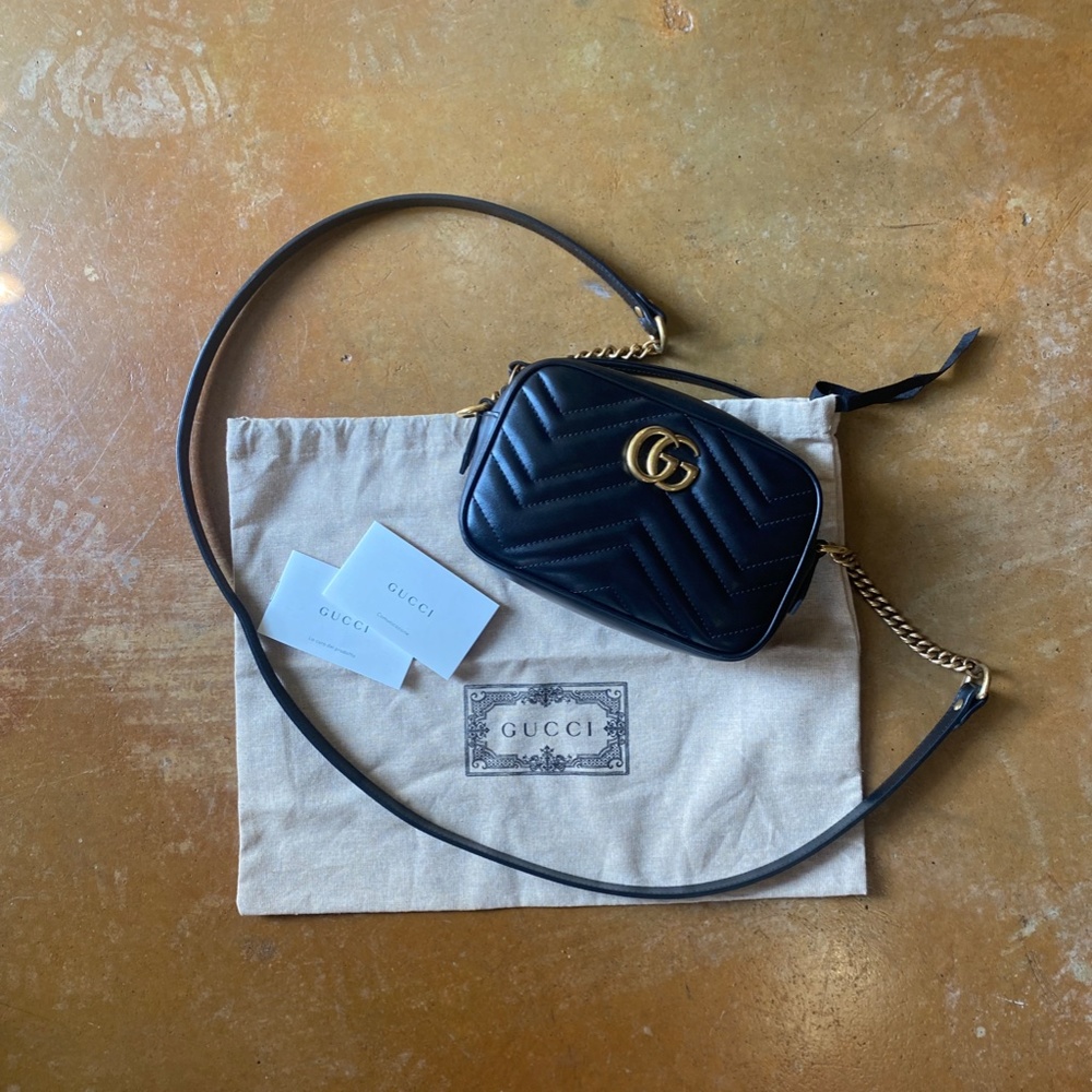 Gucci Marmont matelasse mini bag
